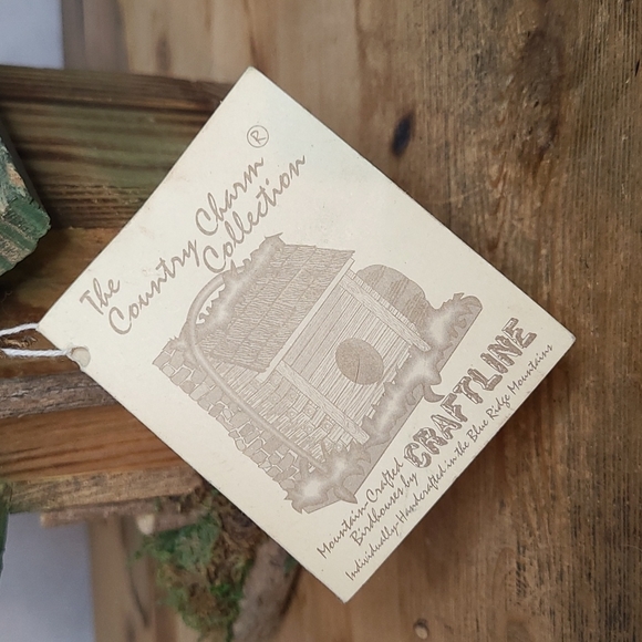 RARE VNTG HANDCRAFTED BIRDHOUSE by Craftline (no longer made) Ye Ole' Mi… - Picture 6 of 8